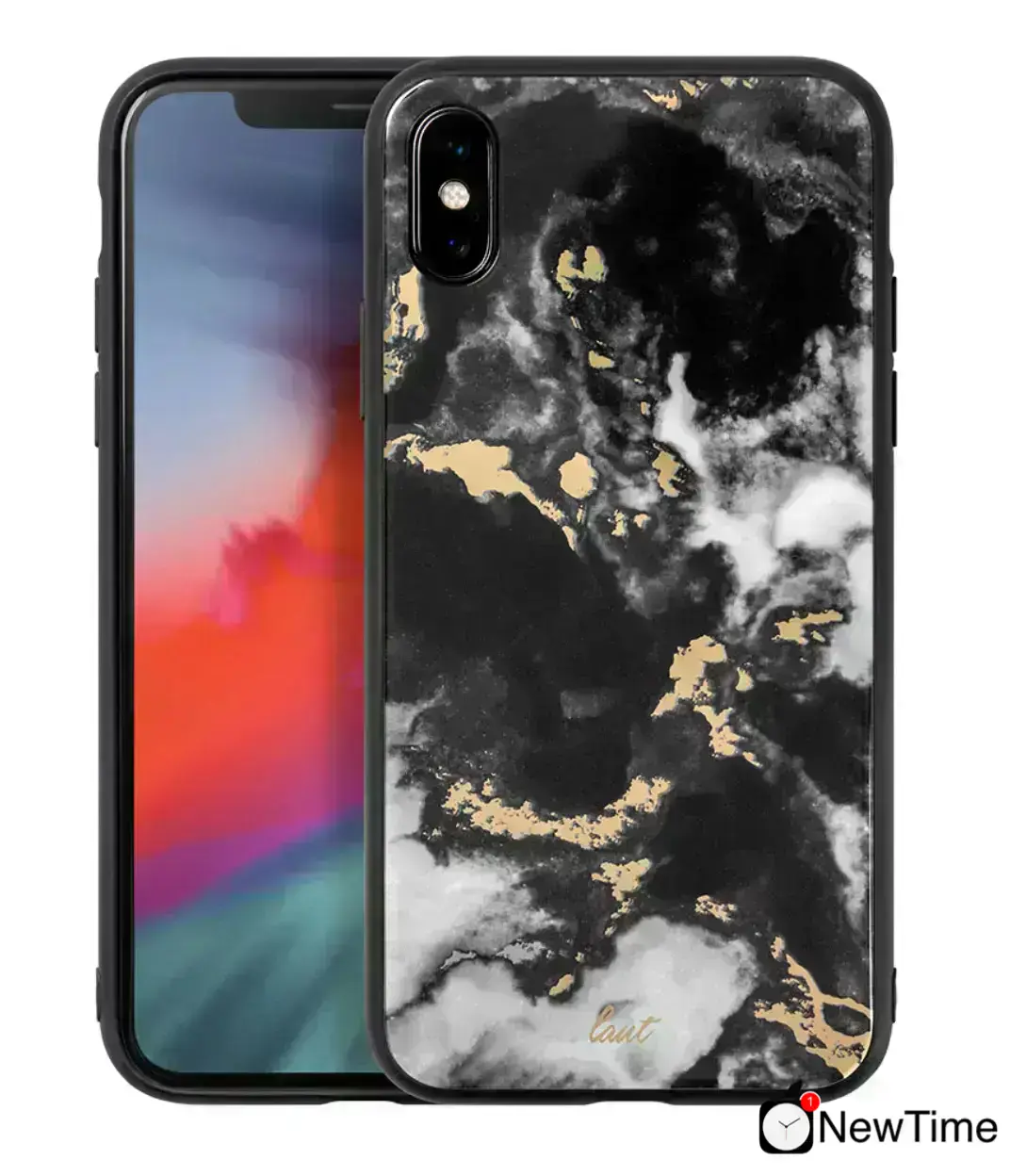Чохол LAUT MINERAL GLASS Mineral Black for iPhone XS Max (LAUT_IP18-L_MG_MB)